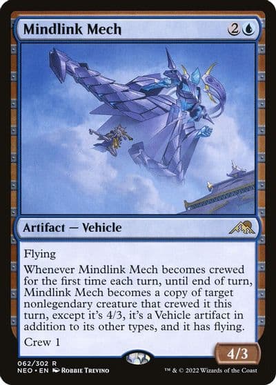 Mindlink Mech Kamigawa: Neon Dynasty Magic card