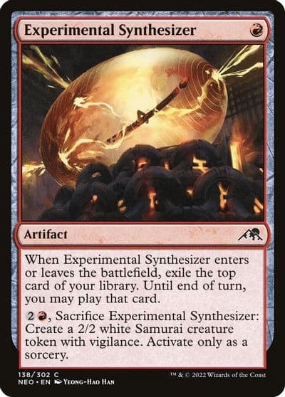 Experimental Synthesizer Kamigawa: Neon Dynasty Magic card