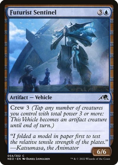 Futurist Sentinel Kamigawa: Neon Dynasty Magic card