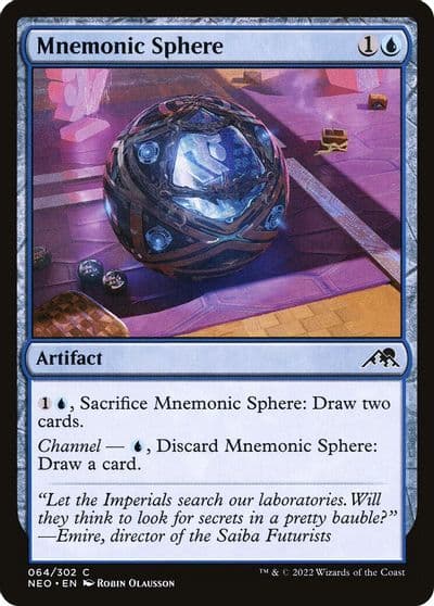 Mnemonic Sphere Kamigawa: Neon Dynasty Magic card