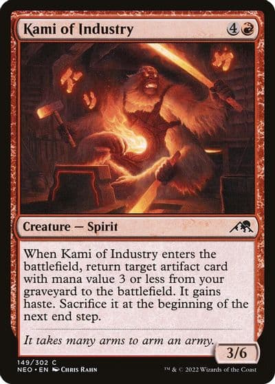 Kami of Industry Kamigawa: Neon Dynasty Magic card