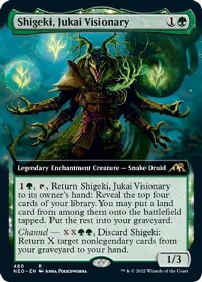 Shigeki Jukai Visionary Extended Art Kamigawa: Neon Dynasty Magic card