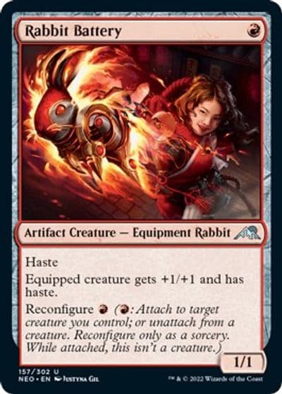 Rabbit Battery Kamigawa: Neon Dynasty Magic card