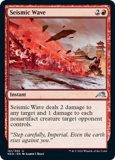 Seismic Wave Kamigawa: Neon Dynasty Magic card