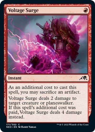 Voltage Surge Kamigawa: Neon Dynasty Magic card
