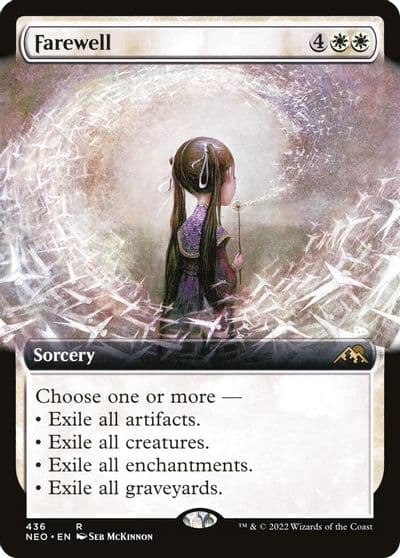 Farewell Extended Art Kamigawa: Neon Dynasty Magic card