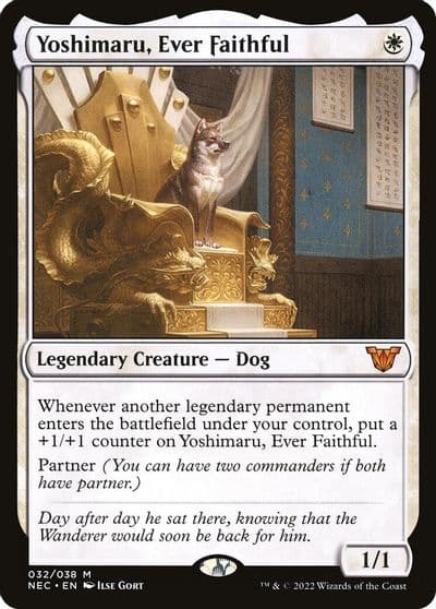 Yoshimaru Ever Faithful Commander: Kamigawa: Neon Dynasty Magic card