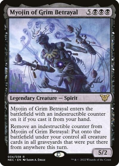 Myojin of Grim Betrayal Commander: Kamigawa: Neon Dynasty Magic card