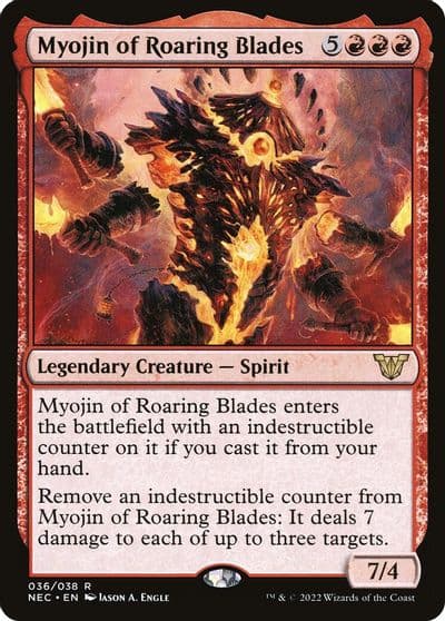 Myojin of Roaring Blades Commander: Kamigawa: Neon Dynasty Magic card