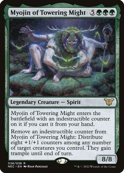 Myojin of Towering Might Commander: Kamigawa: Neon Dynasty Magic card