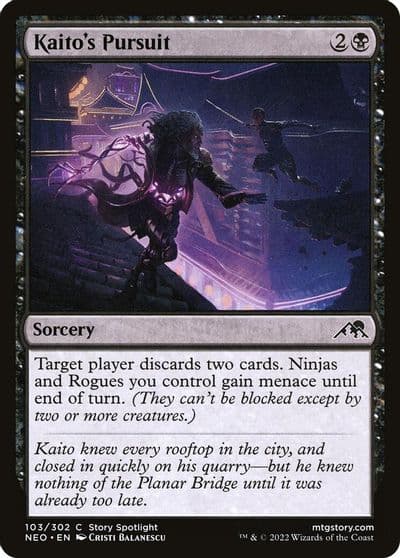 Kaitos Pursuit Kamigawa: Neon Dynasty Magic card