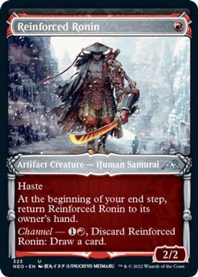 Reinforced Ronin Showcase Kamigawa: Neon Dynasty Magic card