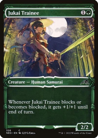 Jukai Trainee Showcase Kamigawa: Neon Dynasty Magic card