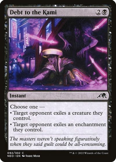 Debt to the Kami Kamigawa: Neon Dynasty Magic card
