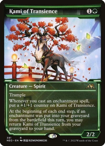 Kami of Transience Showcase Kamigawa: Neon Dynasty Magic card