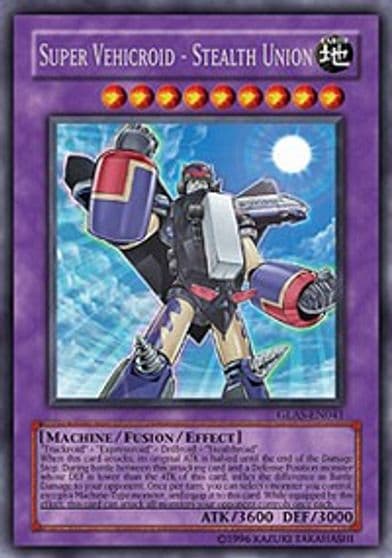 Super Vehicroid Stealth Union Gladiator's Assault Yu-Gi-Oh! card