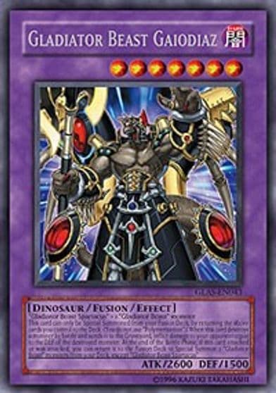 Gladiator Beast Gaiodiaz Gladiator's Assault Yu-Gi-Oh! card