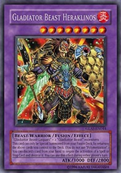 Gladiator Beast Heraklinos Gladiator's Assault Yu-Gi-Oh! card