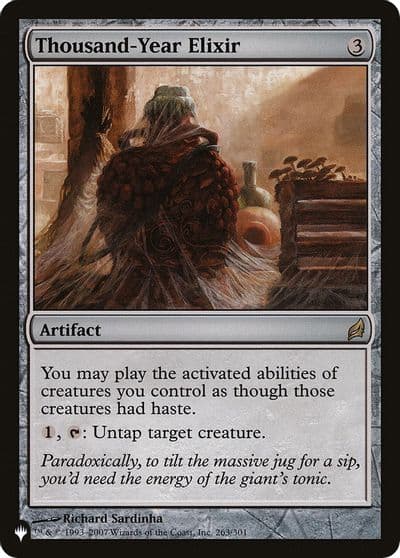 Thousand Year Elixir The List Reprints Magic card