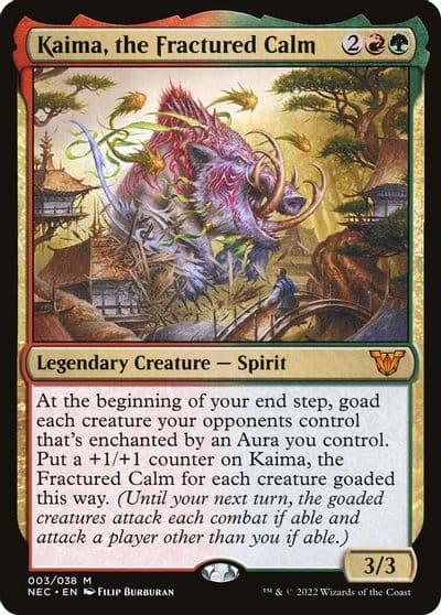 Kaima the Fractured Calm Commander: Kamigawa: Neon Dynasty Magic card