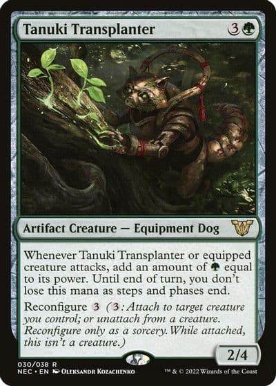 Tanuki Transplanter Commander: Kamigawa: Neon Dynasty Magic card
