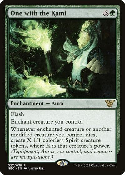 One with the Kami Commander: Kamigawa: Neon Dynasty Magic card