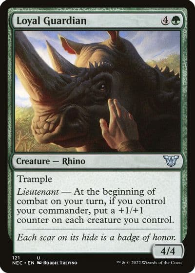 Loyal Guardian Commander: Kamigawa: Neon Dynasty Magic card