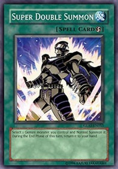 Super Double Summon Gladiator's Assault Yu-Gi-Oh! card