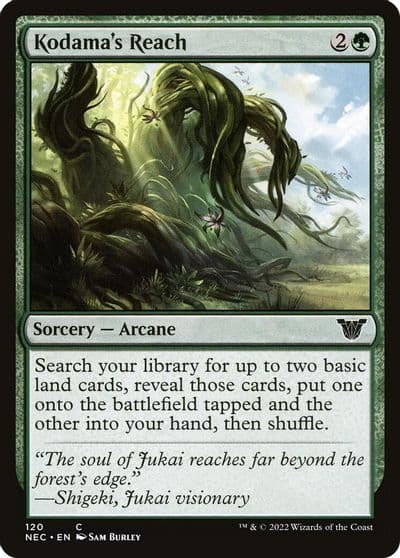 Kodamas Reach Commander: Kamigawa: Neon Dynasty Magic card