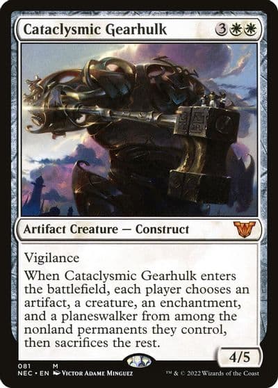 Cataclysmic Gearhulk Commander: Kamigawa: Neon Dynasty Magic card