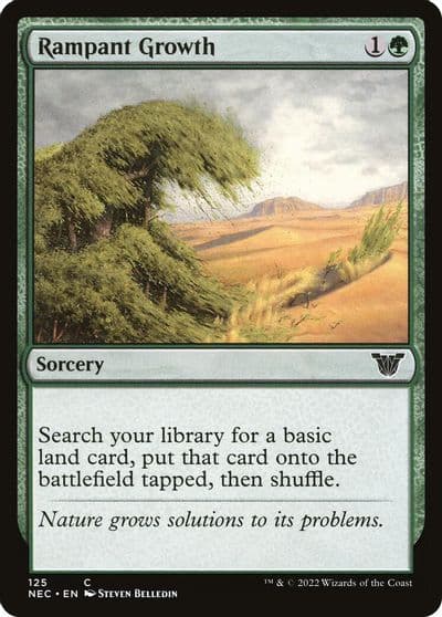 Rampant Growth Commander: Kamigawa: Neon Dynasty Magic card