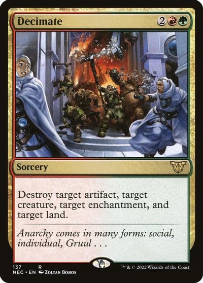 Decimate Commander: Kamigawa: Neon Dynasty Magic card