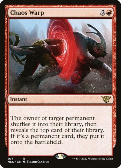 Chaos Warp Commander: Kamigawa: Neon Dynasty Magic card