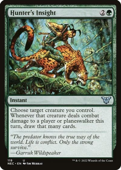 Hunters Insight Commander: Kamigawa: Neon Dynasty Magic card