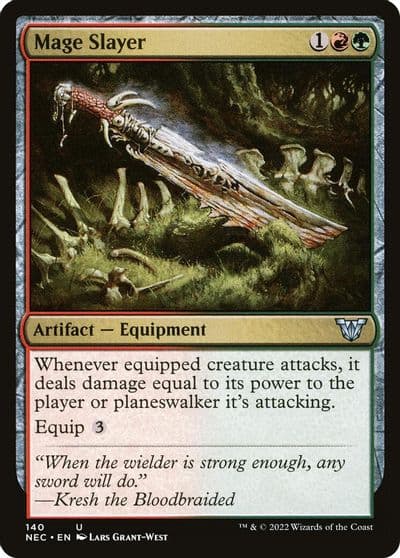 Mage Slayer Commander: Kamigawa: Neon Dynasty Magic card