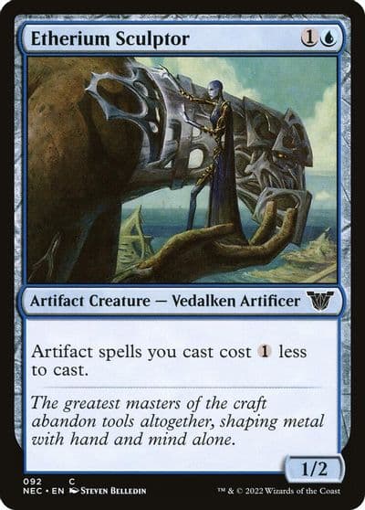 Etherium Sculptor Commander: Kamigawa: Neon Dynasty Magic card