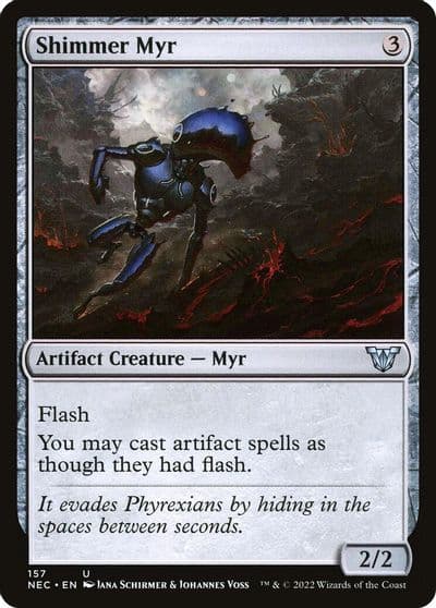 Shimmer Myr Commander: Kamigawa: Neon Dynasty Magic card