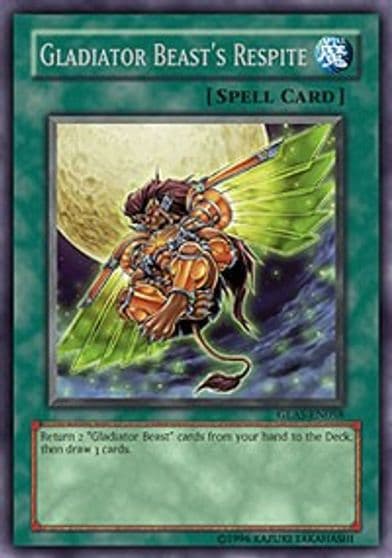 Gladiator Beasts Respite Gladiator's Assault Yu-Gi-Oh! card