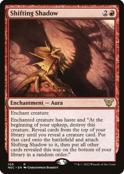 Shifting Shadow Commander: Kamigawa: Neon Dynasty Magic card