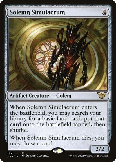 Solemn Simulacrum Commander: Kamigawa: Neon Dynasty Magic card
