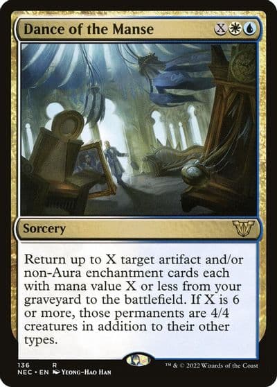 Dance of the Manse Commander: Kamigawa: Neon Dynasty Magic card