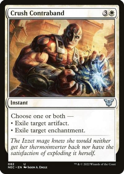 Crush Contraband Commander: Kamigawa: Neon Dynasty Magic card