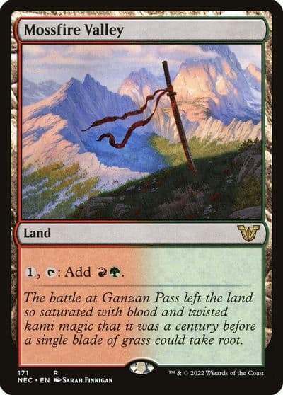 Mossfire Valley Commander: Kamigawa: Neon Dynasty Magic card