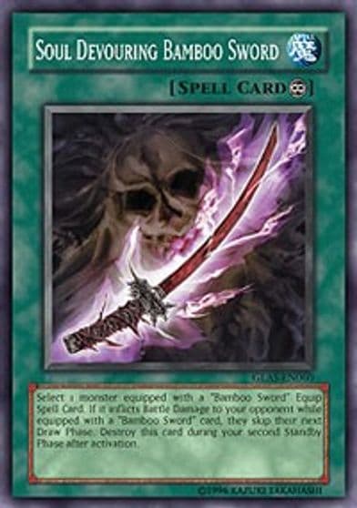 Soul Devouring Bamboo Sword Gladiator's Assault Yu-Gi-Oh! card