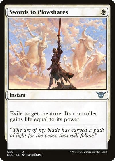 Swords to Plowshares Commander: Kamigawa: Neon Dynasty Magic card