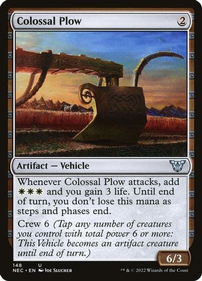 Colossal Plow Commander: Kamigawa: Neon Dynasty Magic card
