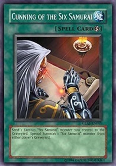 Cunning of the Six Samurai Gladiator's Assault Yu-Gi-Oh! card