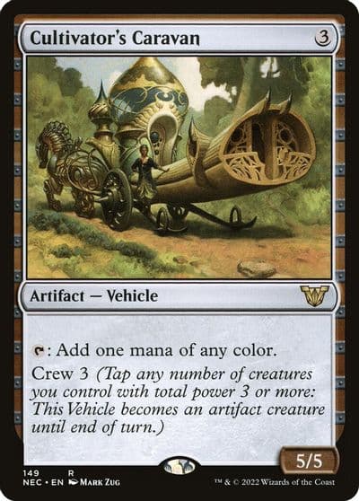 Cultivators Caravan Commander: Kamigawa: Neon Dynasty Magic card