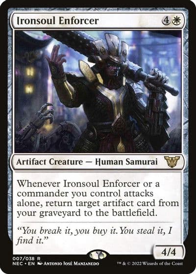 Ironsoul Enforcer Commander: Kamigawa: Neon Dynasty Magic card