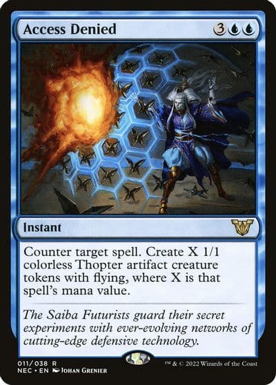 Access Denied Commander: Kamigawa: Neon Dynasty Magic card